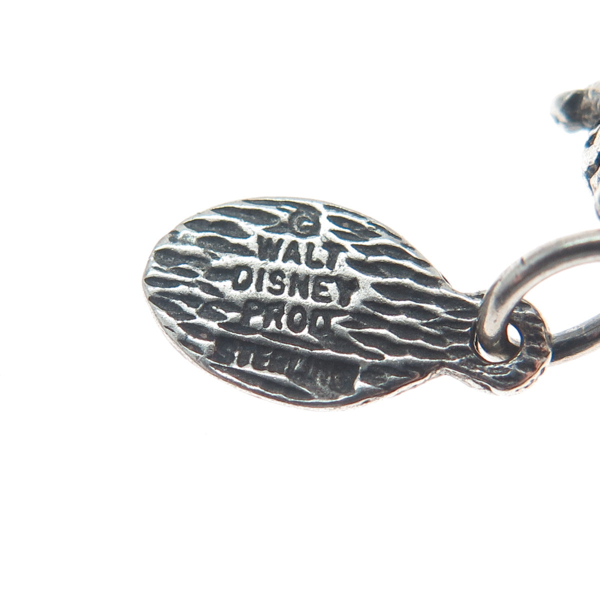 WALT DISNEY 925 Sterling Silver Vintage Minnie Mouse Minimalist 3D Charm Pendant