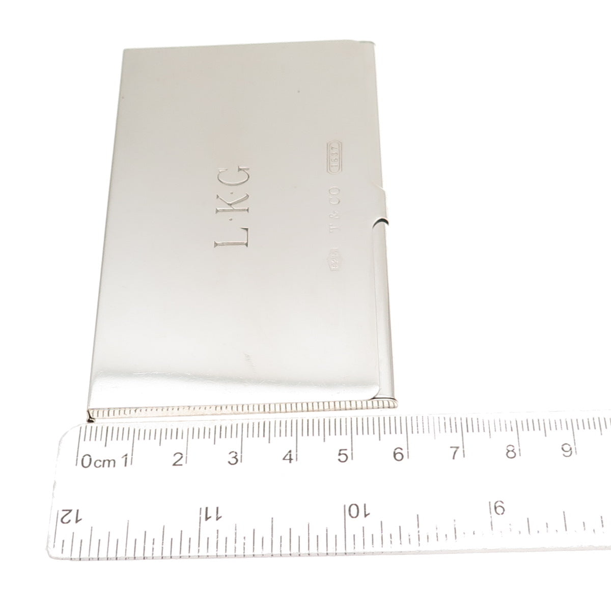 Tiffany & Co 1837 Collection 925 Sterling Vintage 1999 LKG Mono Card Case Holder