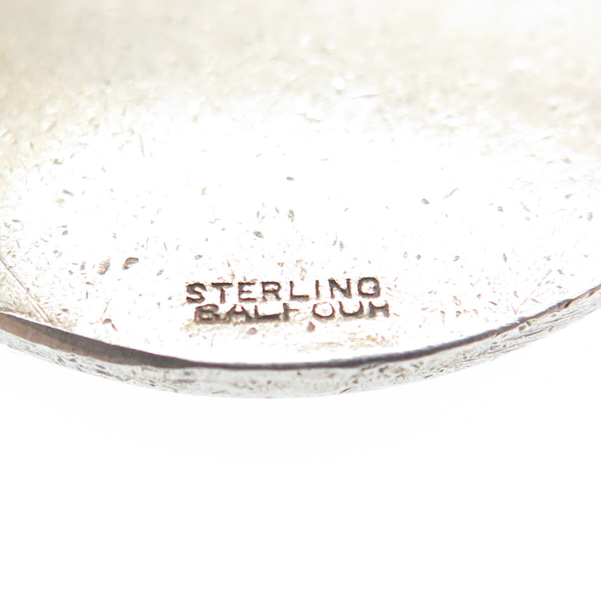 BALFOUR Sterling 2-Tone Antique Enamel Junior Baseball American Legion Pendant