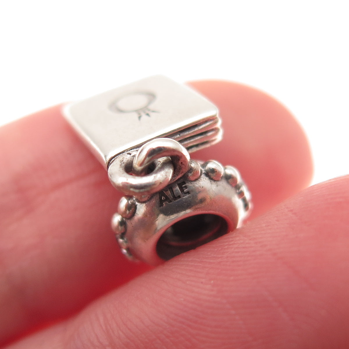 Pandora 925 Sterling Silver C Z Passport Adventure Awaits Dangle Charm