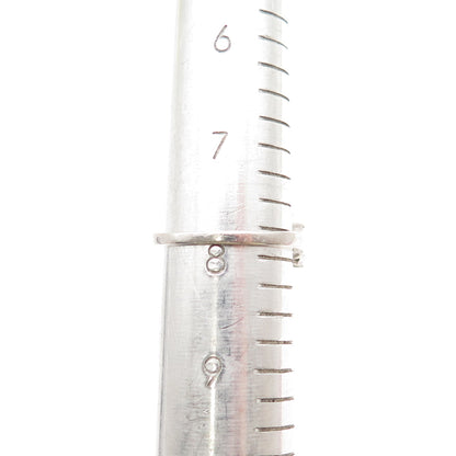 925 Sterling Silver Marquise & Round-Cut C Z Ring Size 8