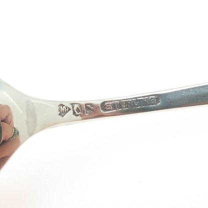 CHARLES M ROBBINS Sterling Silver Antique Art Deco Lake Champlain Coffee Spoon