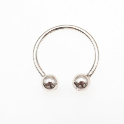 Tiffany & Co. 925 Sterling Silver Vintage Screw-Off Ball Key Ring Holder