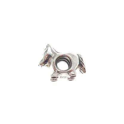 PANDORA 925 Sterling Silver Horse Slide Bead Charm