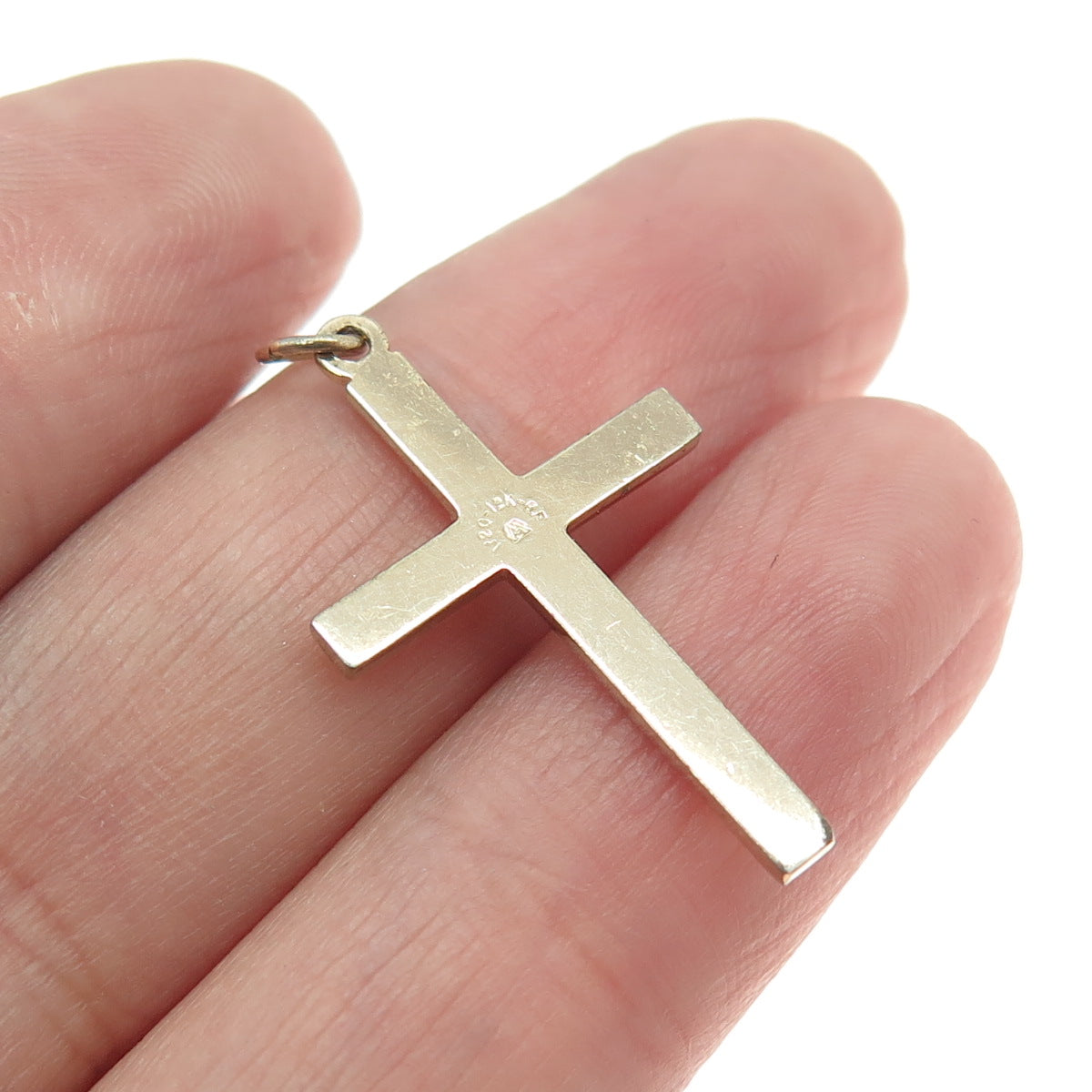 1/20 12K Gold Filled Antique Cross Engraved Pendant