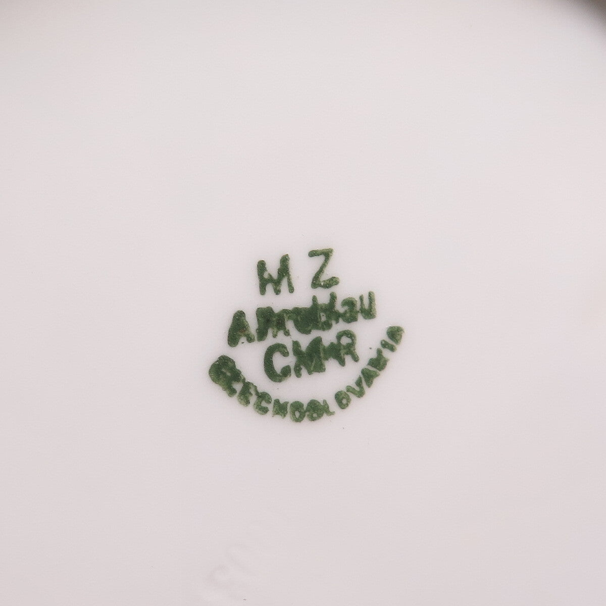 MORITZ ZDEKAUER Altrohlau Antique Garden Hand Painted Porcelain Cabinet Plate