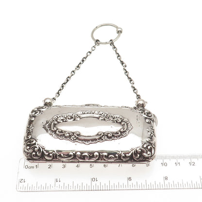 Henry Matthews 925 Sterling Silver Antique 1900s Chester Chatelaine Coin Purse