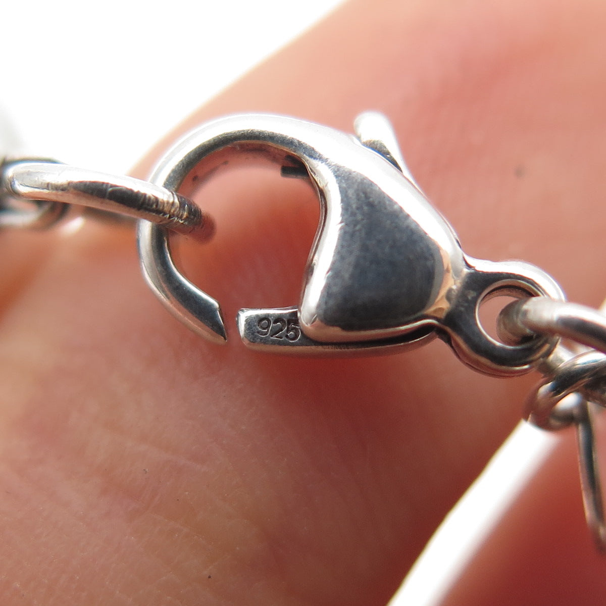 TIFFANY & CO. 925 Sterling Silver Vintage HardWear Ball Beaded Bracelet 7.5"