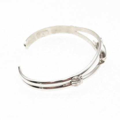 Carol Felley 925 Sterling Silver Vintage 1990 Dolphin Adjustable Bracelet 6.25"