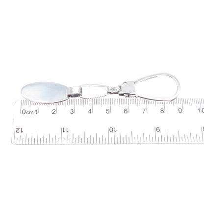 925 Sterling Silver Vintage Italy Key Fob Chain