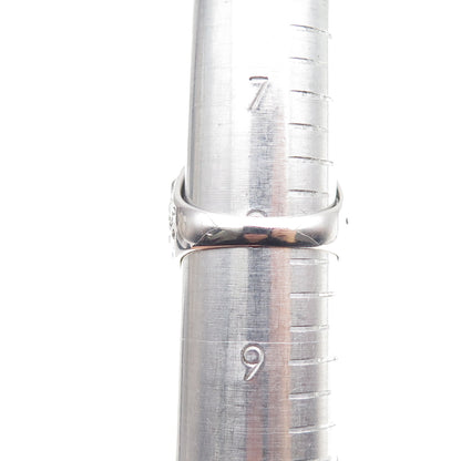 925 Sterling Silver Real Labradorite Floral Teardrop Ring Size 8.25