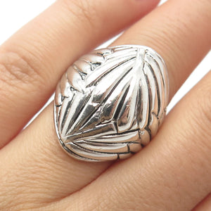 925 Sterling Silver Vintage Chapal-Zenray Inc. Modernist Ring Size 6