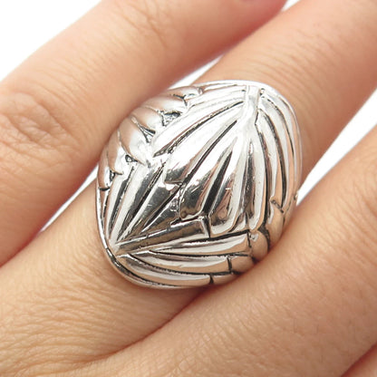 925 Sterling Silver Vintage Chapal-Zenray Inc. Modernist Ring Size 6