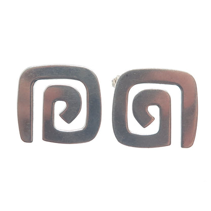 SILPADA 925 Sterling Silver Vintage Spiral Swirl Earrings