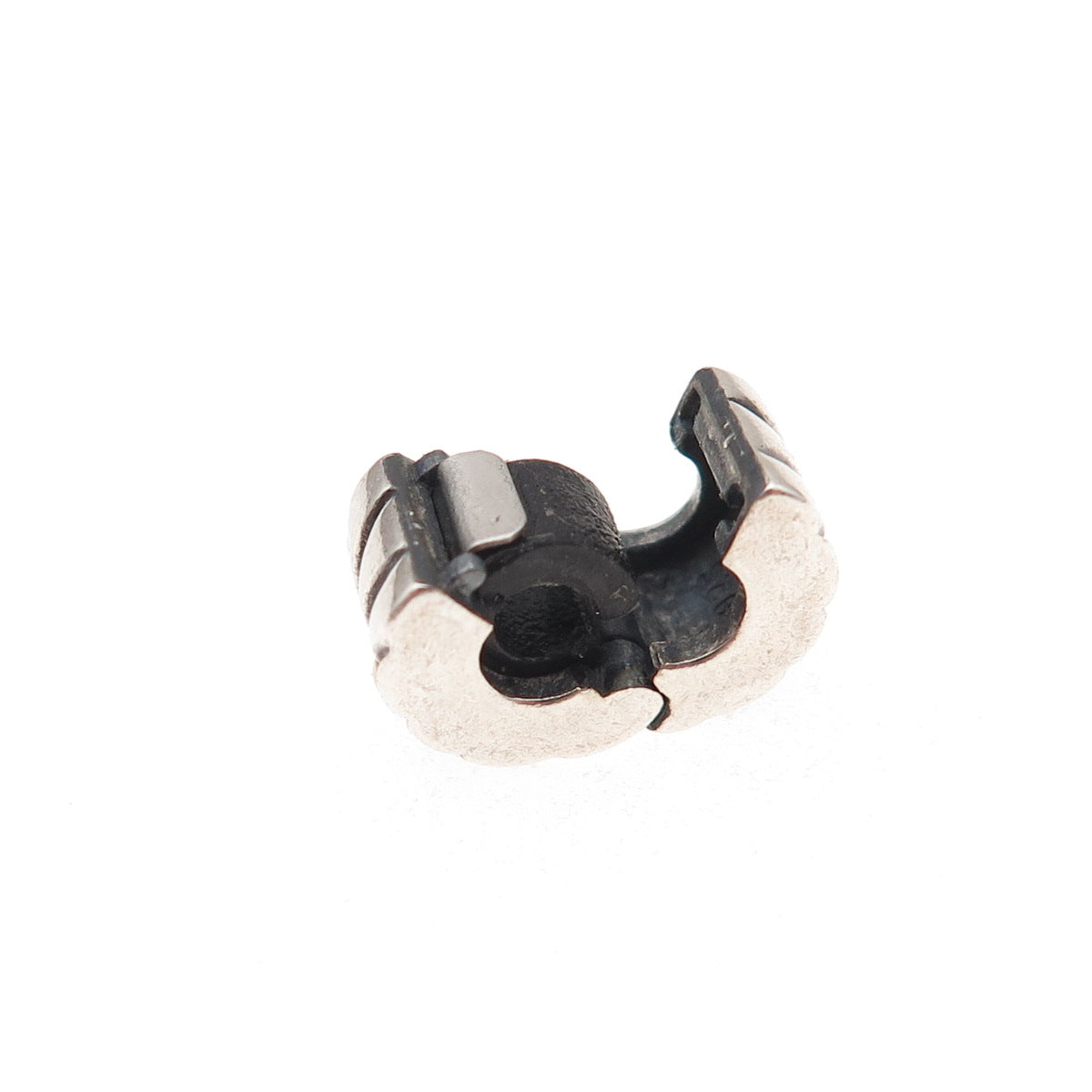 Pandora 925 Sterling Silver & Gold Sunburst Clip Charm