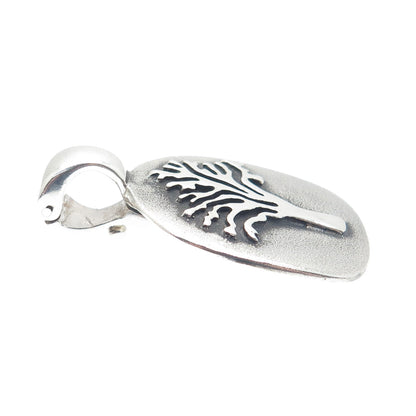 ESPO SIG Joseph Esposito Sterling Silver Vintage Strength Tree of Life Pendant