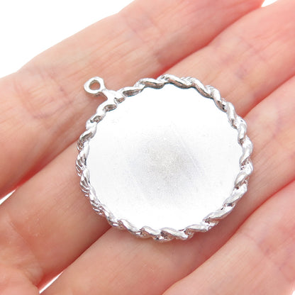 925 Sterling Silver Vintage Sagittarius Zodiac Sign Charm Pendant
