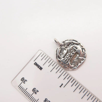 925 Sterling Silver Vintage Stacey Moore "Espirit" Pendant