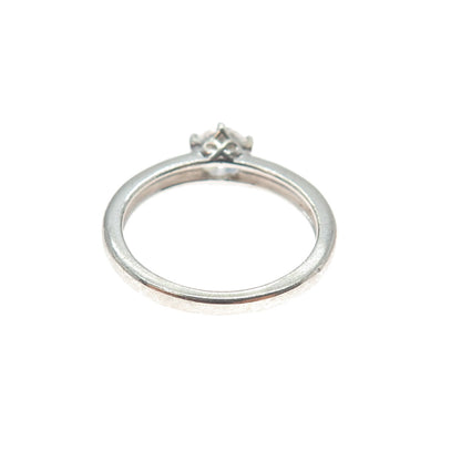 925 Sterling Silver Round-Cut C Z Engagement Ring Size 8.25