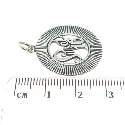 DANECRAFT 925 Sterling Silver Vintage "Sweet 16" Round Pendant