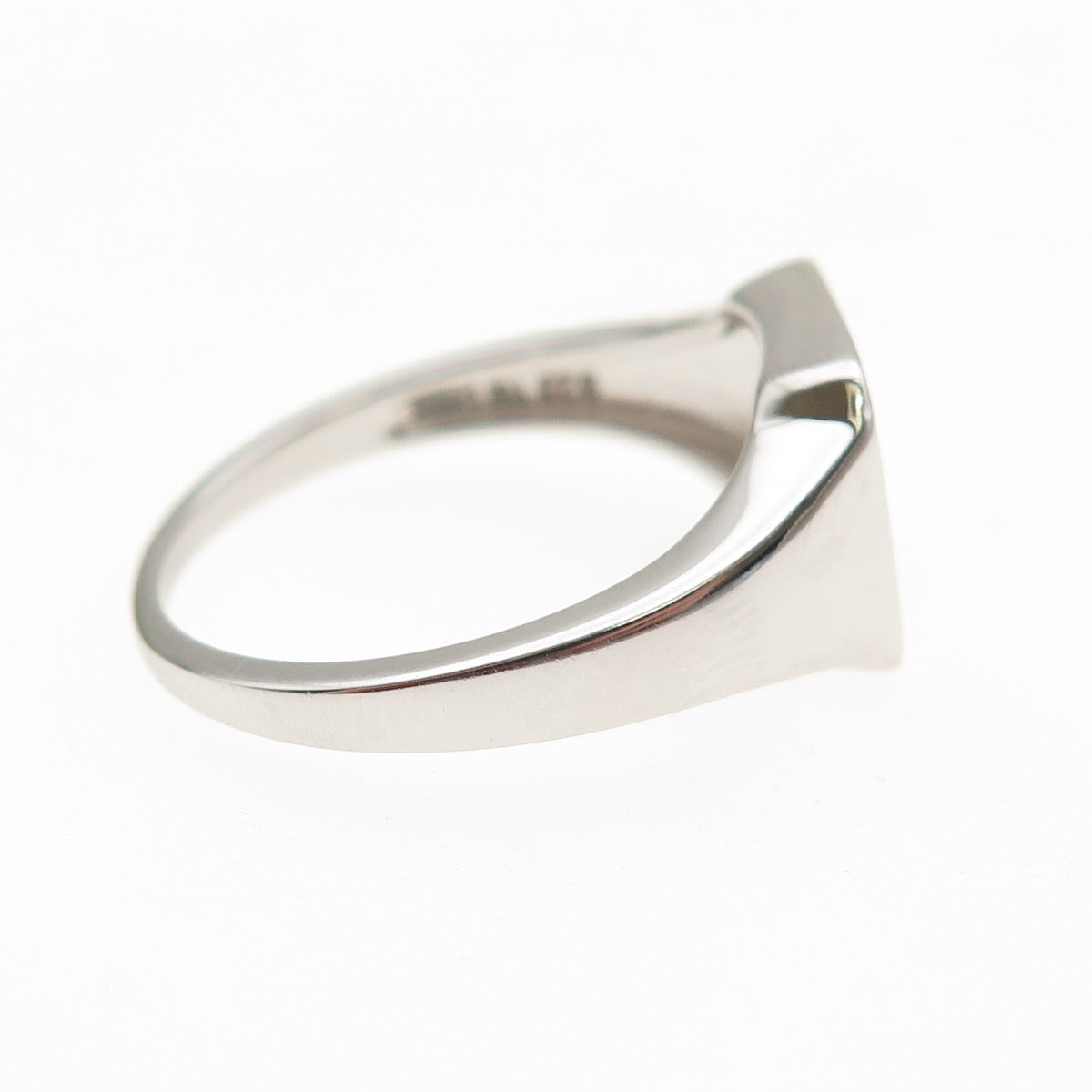 925 Sterling Silver Signet Ring Size 6.75