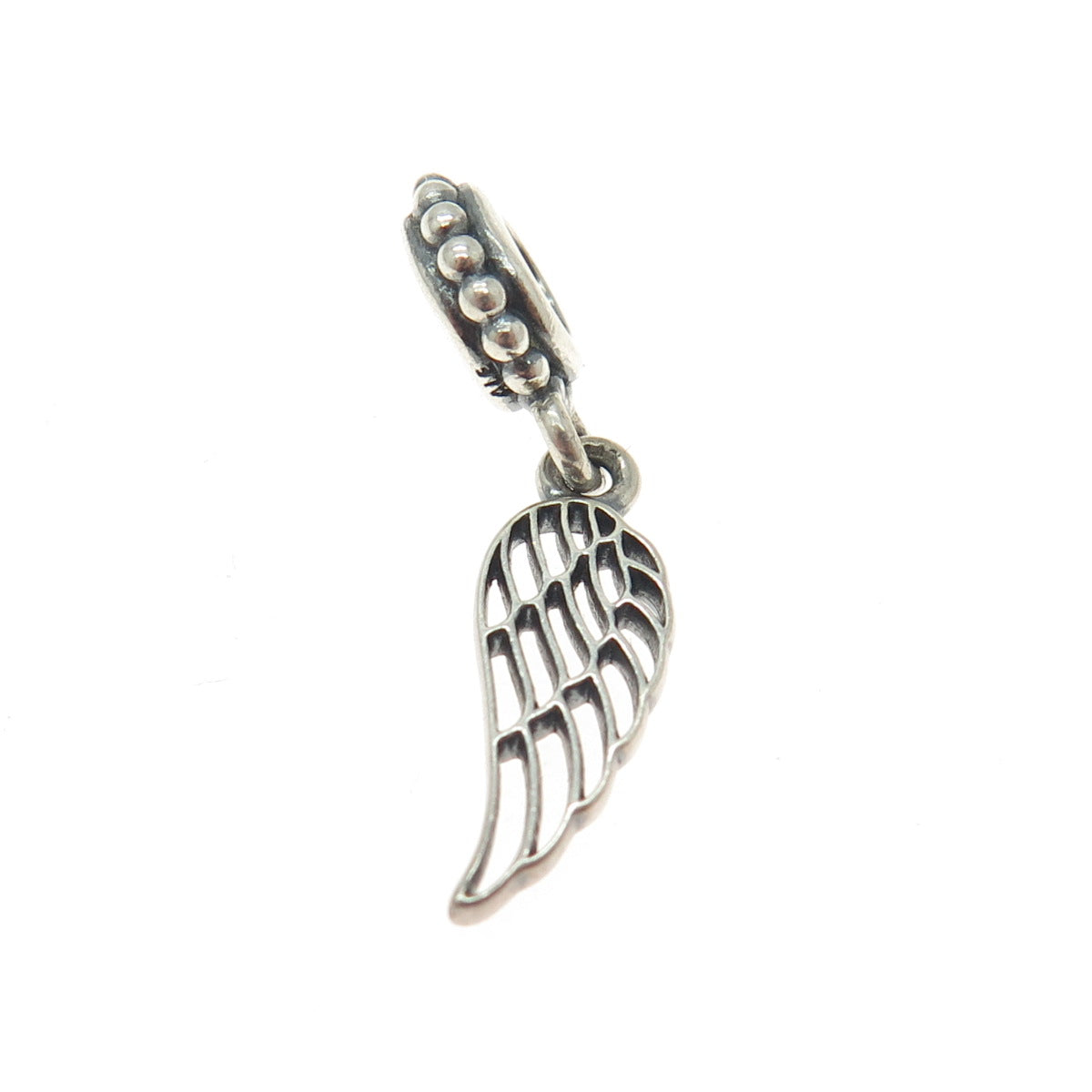 PANDORA 925 Sterling Silver Angel Wing Dangle Charm