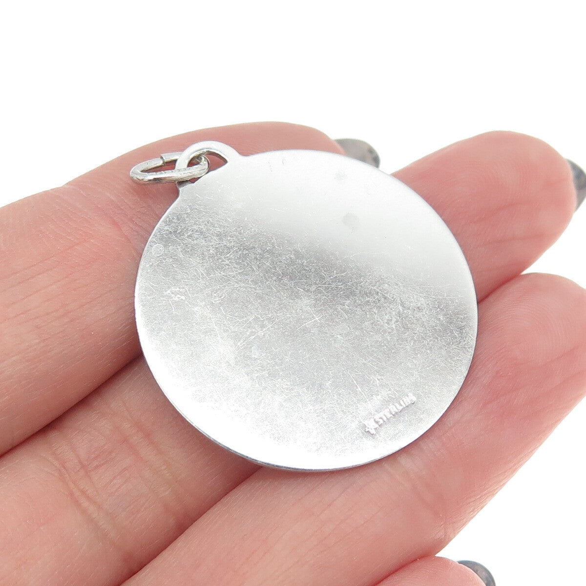 B. A. BALLOU & CO. 925 Sterling Silver Vintage "Happy Birthday" Pendant
