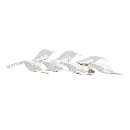 VAN DELL 925 Sterling Silver Vintage Laurel Leaf Pin Brooch