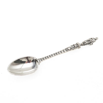 George Aldwinckle 925 Sterling Silver Antique 1862 London Apostle Coffee Spoon