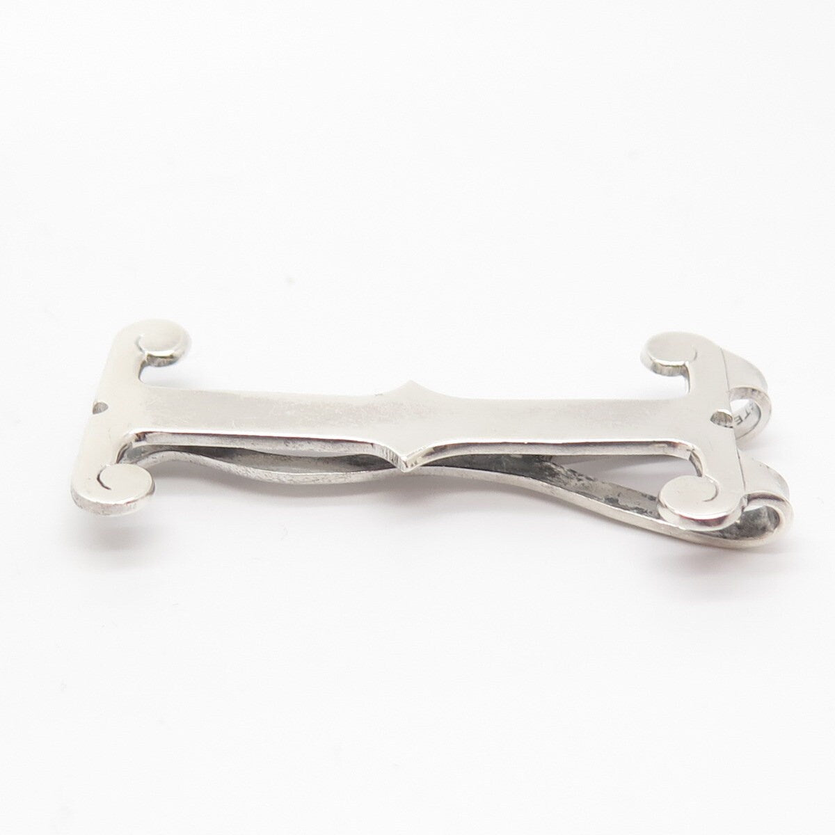 925 Sterling Silver Vintage Letter "I" Initial Bookmark