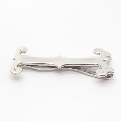 925 Sterling Silver Vintage Letter "I" Initial Bookmark