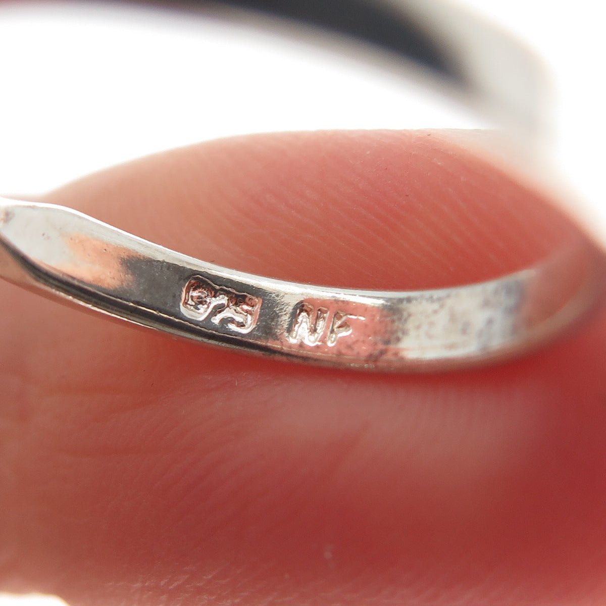 CHAPAL ZENRAY 925 Sterling Silver Round-Cut C Z Engagement Ring Size 6