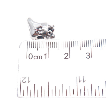 PANDORA 925 Sterling Silver Santa's Stocking Slide Bead Charm