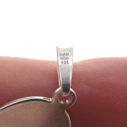 HAN 925 Sterling Silver Vintage 1830 St. Regina Medal Religious Pendant