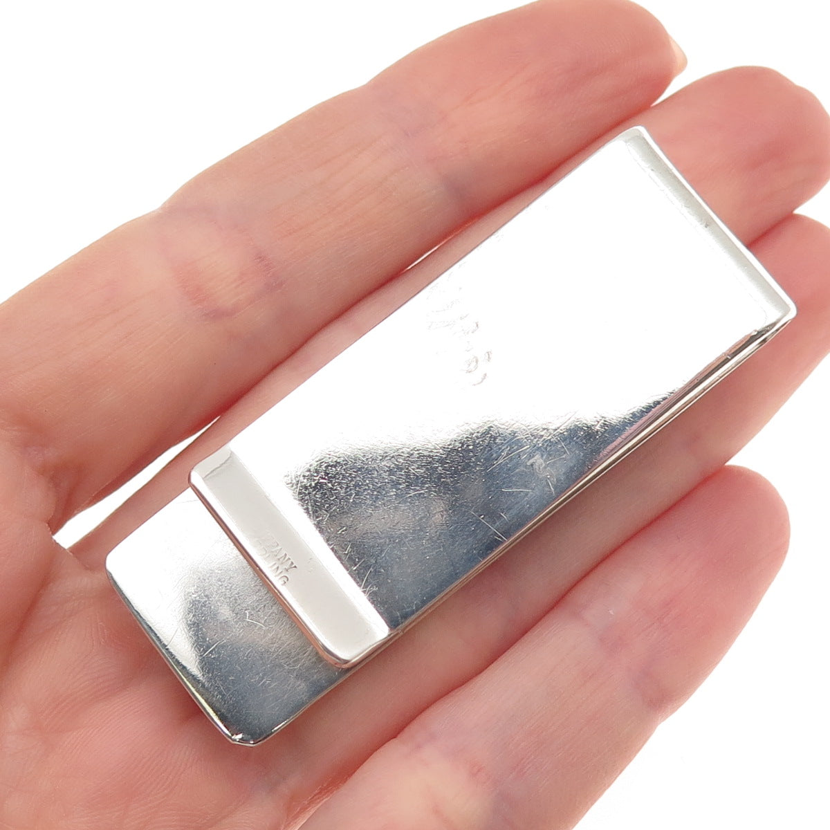 Tiffany & Co. 925 Sterling Silver Vintage Honey Comb Money Clip