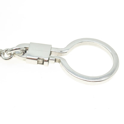 925 Sterling Silver Vintage Mexico Key Ring Holder w/Chain