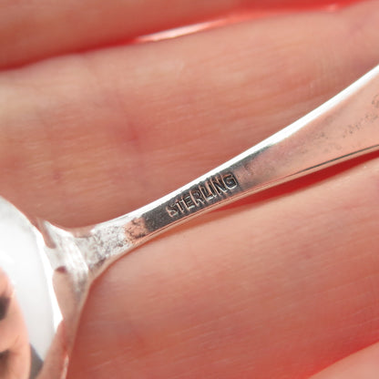 925 Sterling Silver Antique Art Deco Washington DC States & Cities Coffee Spoon