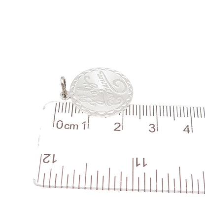Spencer 925 Sterling Silver Vintage Holy Communion Charm Pendant
