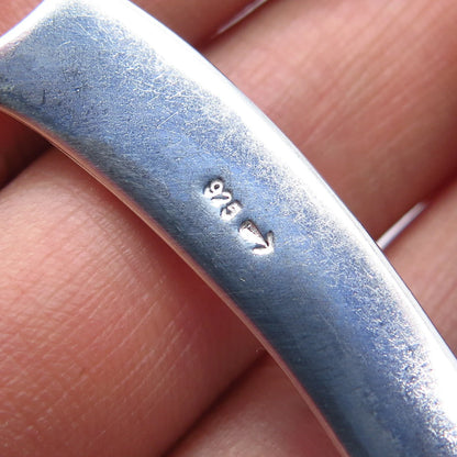 925 Sterling Silver Vintage Ribbon Slide Pendant