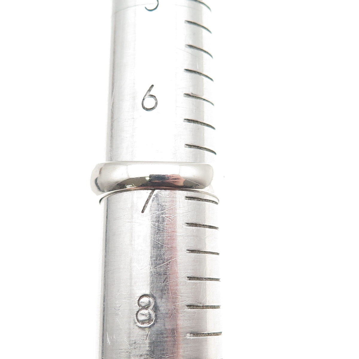 925 Sterling Silver Vintage Real Tyrone Turquoise Modernist Ring Size 7