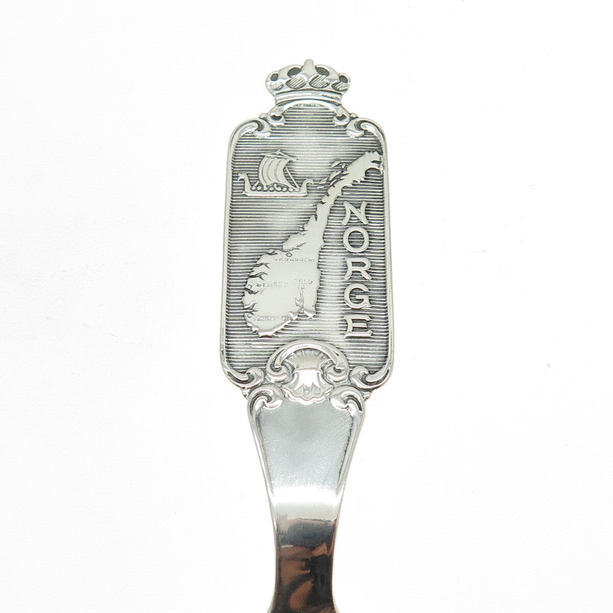 SAETHERS GULL 830S Silver Vintage Norway Baby Spoon