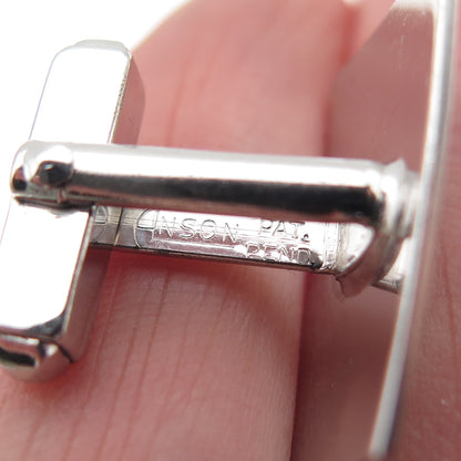ANSON 925 Sterling Silver Vintage Engraved Cufflinks