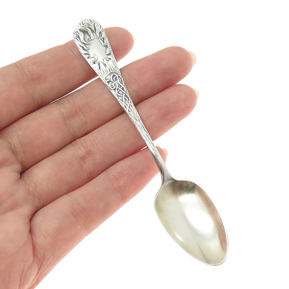 WALLACE 925 Sterling Silver Antique Art Deco Coffee Spoon