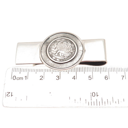 Charles Thomae 925 Sterling Silver Vintage St. Christopher Money Clip