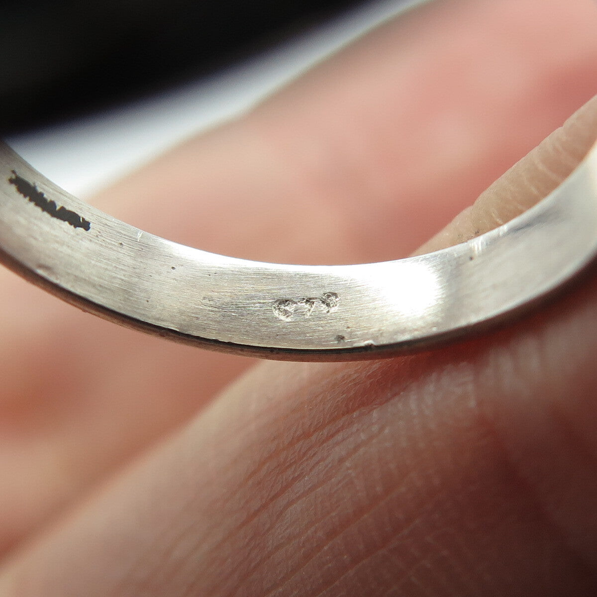 925 Sterling Silver Vintage Spades Playing Cards Symbol Oxidized Ring Size 5
