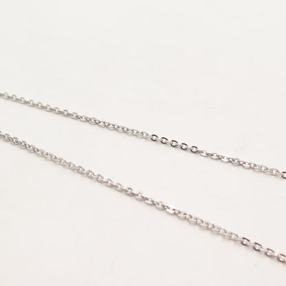925 Sterling Silver Rolo Chain Necklace 16"