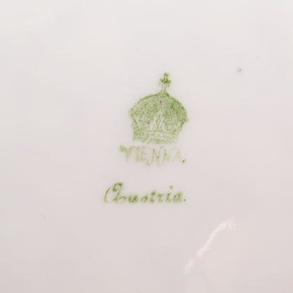 VIENNA Antique Marechal Lefebvre & Madame Sans-Gene Porcelain Cabinet Plate