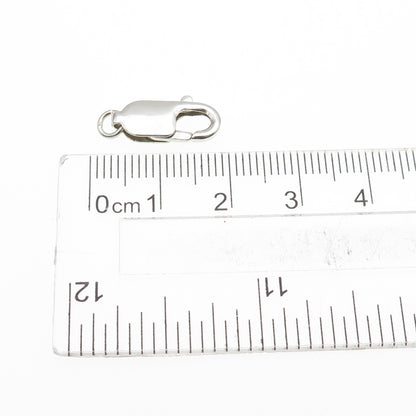 925 Sterling Silver Vintage Bracelet / Necklace Lobster Lock Clasp