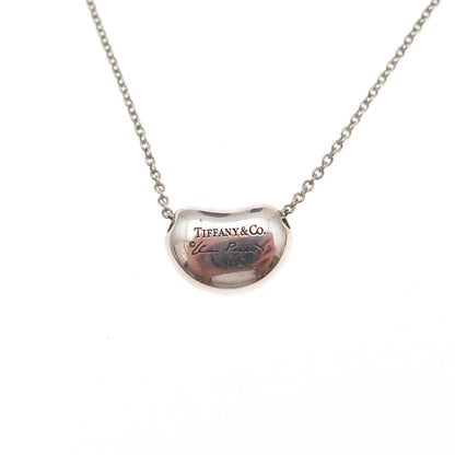 Tiffany & Co. Elsa Peretti 925 Sterling Silver Vintage Bean Chain Necklace 16"