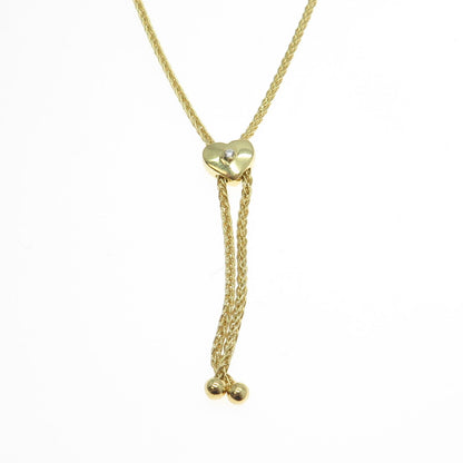 HAN 925 Sterling Silver Gold Plated Wheat Bar Bolo Adjustable Bracelet 6-10"